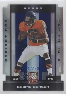 2008 Donruss Elite Aspirazioni Die-Cut /68 Cedric Benson #17 - Foto 1 di 3
