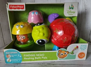 Disney Baby Fisher Price Findet Nemo Nesting Badefreunde Neu aus altem Lagerbestand beschädigter Karton - Bild 1 von 9