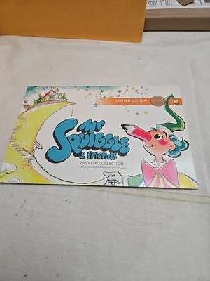 Australia 2019 Mr Squiggle 7-coin set uncirculated $2 $1 and 1c Factory Sealed - Image 1 of 4