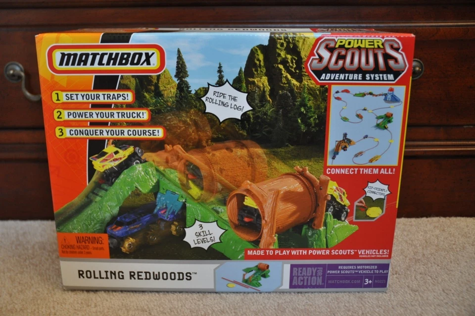 Matchbox Match Box NEW Power Scouts ROLLING REDWOODS red woods stomper - Image 1 of 1