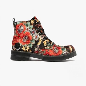 Rieker 72010 Womens Warm Lining Casual Lace-Up Boots-Black Multi - Picture 1 of 6