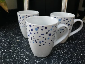 MARKS AND SPENCER SPECKLE MUGS X 3 - Picture 1 of 3