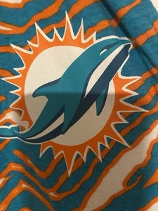Zubaz NFL Men's Miami Dolphins Zebra Outline Comfy Pants Medium - Picture 1 of 5