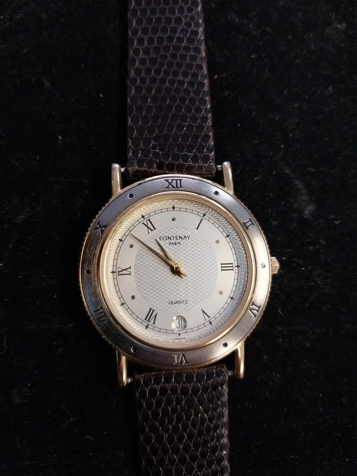 Christian Bernard Fontenay Paris 18K Gold  Plated In Working Condition  - Image 1 of 4