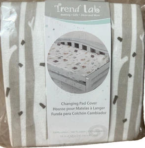 Trend Lab Changing Pad Cover 16"x32" Forest Trees 100% Cotton # - Picture 1 of 2