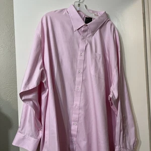 Jos. A. Bank Men’s Pink Traveler Traditional Fit Dress Shirt 20/35 - Picture 1 of 9