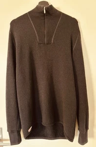  Woolpower Zip Turtle Neck  Merino Pullover  Gr.M Schwarz - Bild 1 von 12
