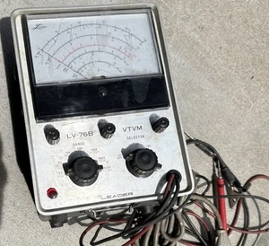 Voltímetro Leader LV-76B, VTVM, - Imagen 1 de 5