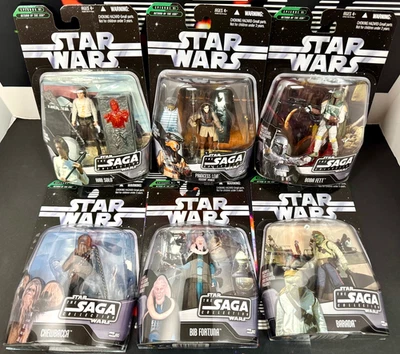 Star Wars 2006 Hasbro Saga Collection #JABBA'S Palace / Sail Barge LOTE de 6 Foto 1 de 4