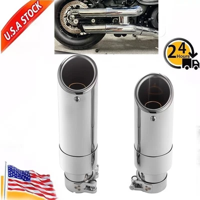 Shorty Slip-on Mufflers For Indian Scout Sixty Rogue Bobber 2015-2023 2024 2025 Foto 1 de 4
