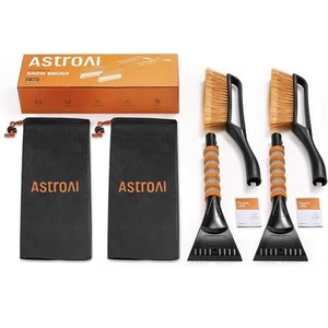 AstroAI 27 Inch Snow Brush and Detachable Ice Scraper with Ergonomic Foam Grip - Picture 1 of 7