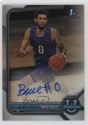 2021-22 Bowman U Chrome Prospect Auto Refractor Boo Buie #BCPA-BBU - Image 1 of 3