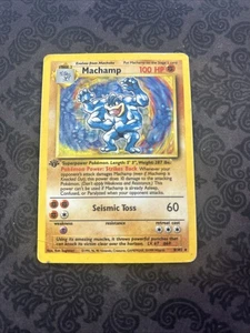 Machamp 8/102 1st Edition Holo Base Set Pokemon Card - Picture 1 of 2