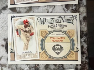 2012 TOPPS ALLEN & GINTER WHATS IN A NAME INSERT CARD #s WIN1-100 PICK YOUR CARD - Picture 1 of 40