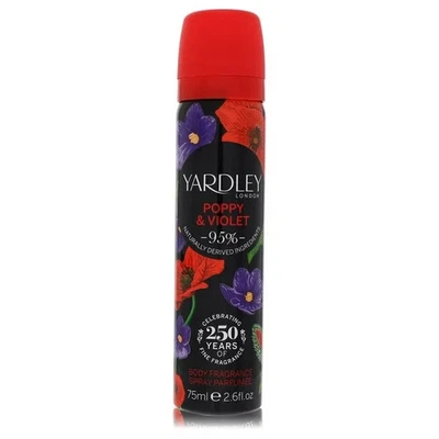 Yardley London POPPY & VIOLET Body Fragrance Spray  2.6 fl oz - Image 1 of 3