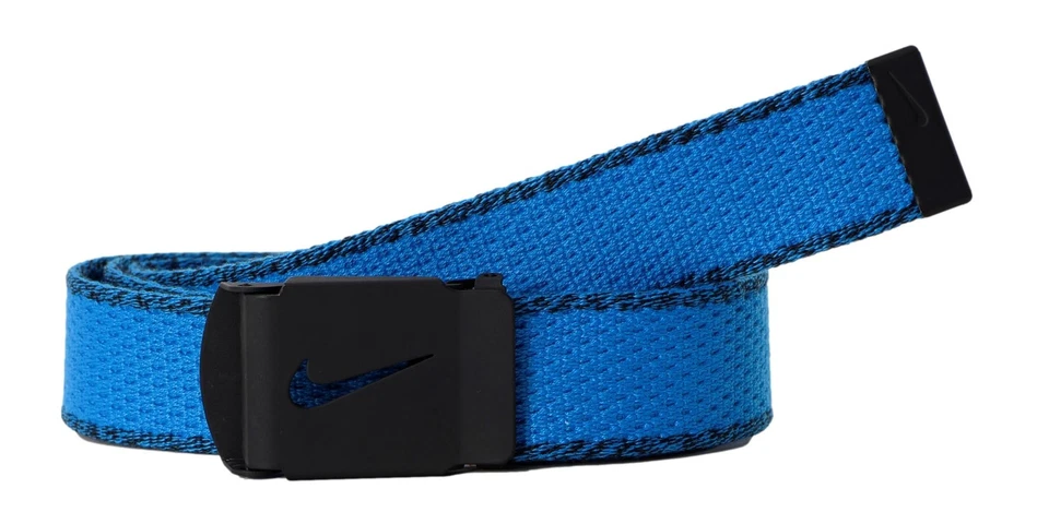 Nike Men's Standard Knit Web Photo Blue Belt Clothing Apparel Skateboarding S...