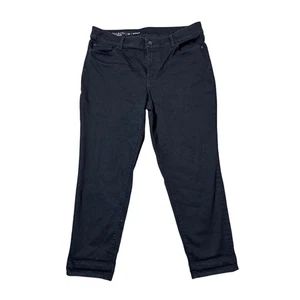 Pantalones de mezclilla/pantalones para mujer Talbots negros impecables novia talla 14 - Imagen 1 de 7