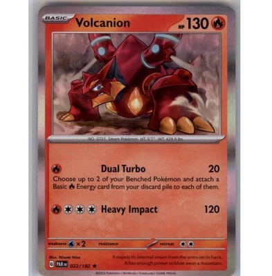 Volcanion Holo Rare SV04: Paradox Rift 022/182 NM - Image 1 of 2
