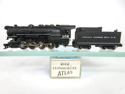 Atlas 2112 N Scale IHB Indiana Harbor Belt 0-8-0 Steam Locomotive - Image 1 of 4