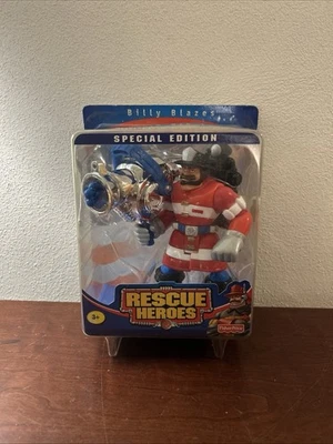 Fisher Price Rescue Heroes Billy Blazes 2002 Special Edition Figure FIRE FIGHTER - Image 1 of 2