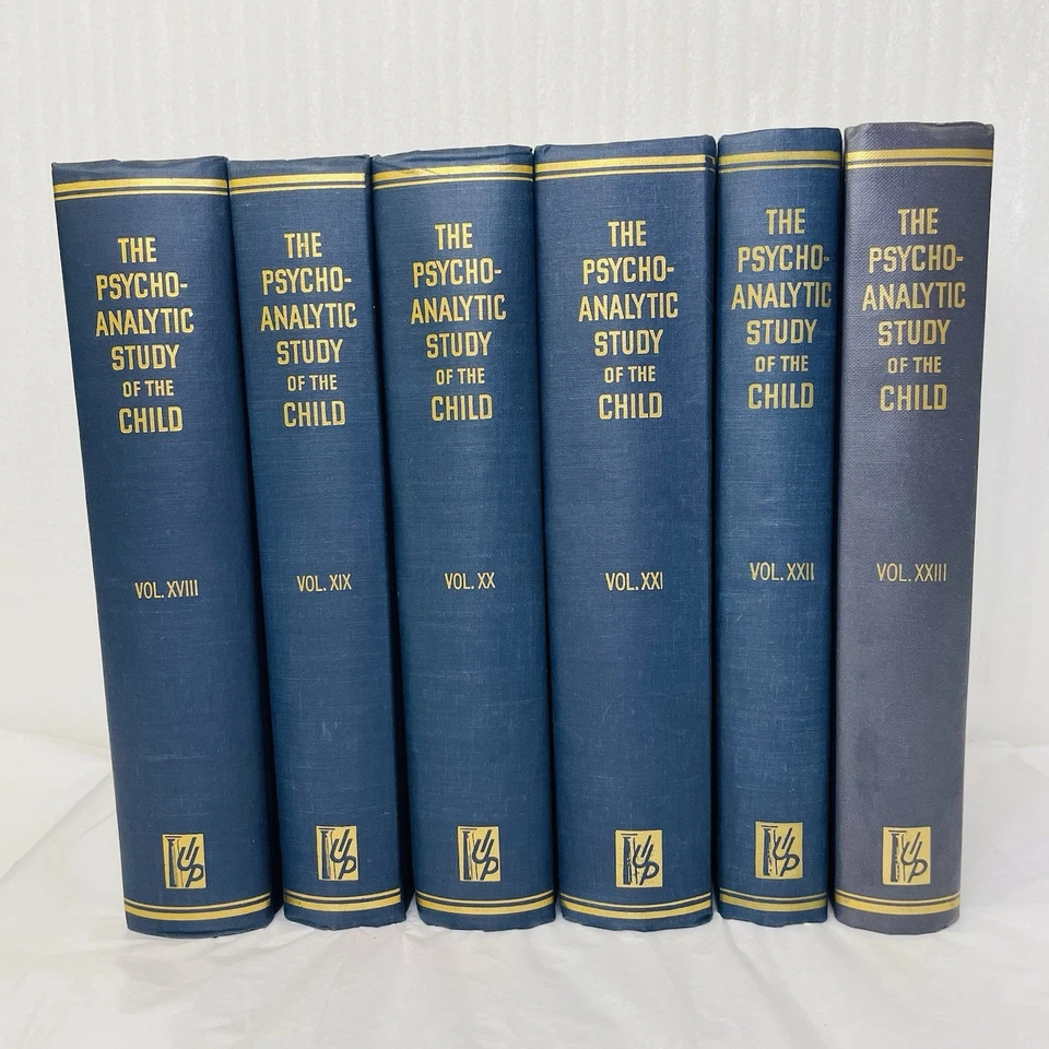Volumes 18-23 The Psycho Analytic Study of the Child  Psychology Lot of 6 VTG - Image 1 of 4