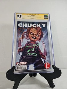 FIRMADO POR BRAD DOURIF & FIONA DOURIF CHUCKY #1 SS CGC 9.8 Lote #814 - Imagen 1 de 23