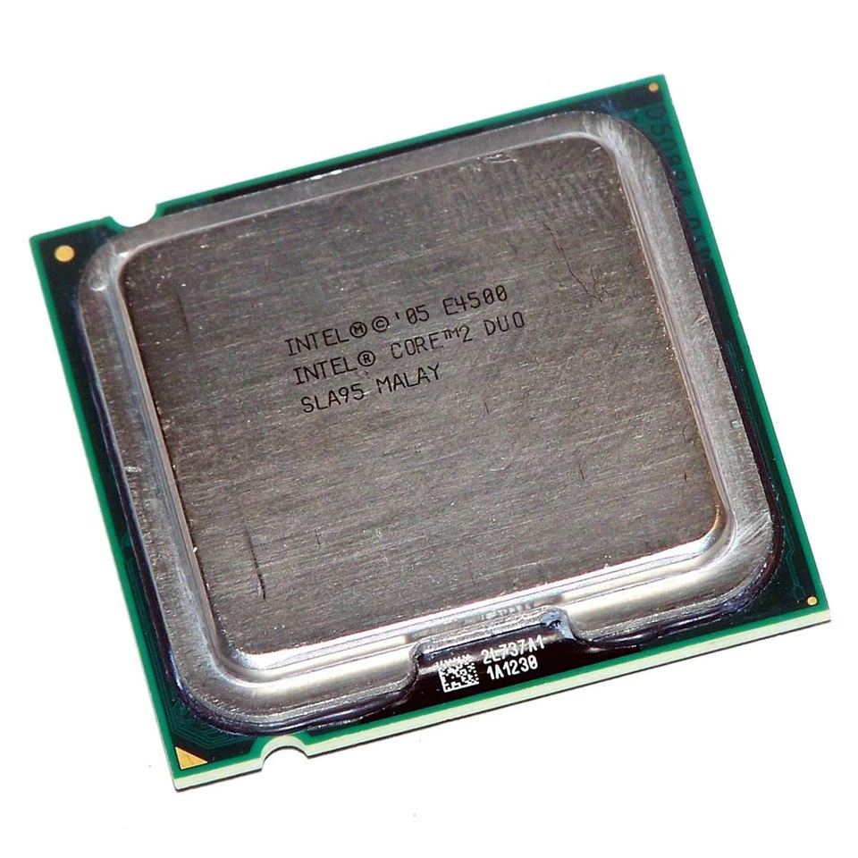 PC CPU LGA 775 Core 2 Duo E4500 2.20GHZ SLA95 LGA775 Procesador Socket Ordenador - Imagen 1 de 2