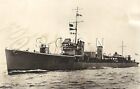 WWII German Large RP-  UK Navy- Warship- DD- Destroyer- Thanet- Feb 1942