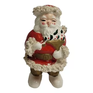 Spaghetti Santa Red and White Suit Boots Cap Gold Belt Holly Christmas Figure - Picture 1 of 11