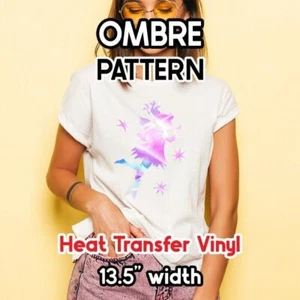 Ombre / Watercolor Patterned HTV 13.5" ROLL **FREE SHIPPING** - Picture 1 of 55