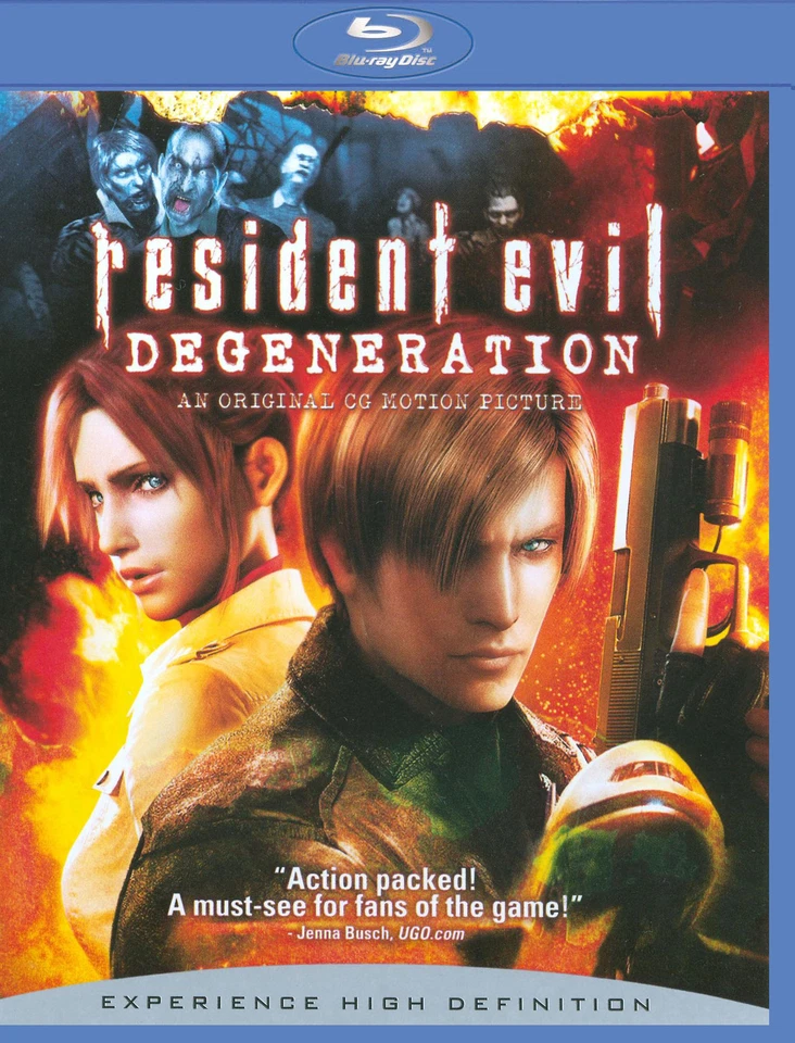 Resident Evil: Degeneration (Blu-ray, 2008) Region Free - Image 1 of 1