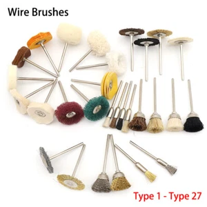 3mm Shank Polishing Buffing Wheel Brush Pad For Grinder Drill Bit Rotary Tools - Bild 1 von 9