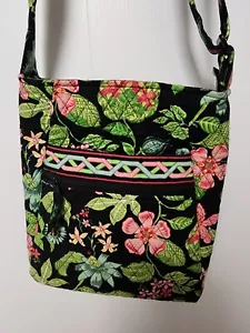 Vera Bradley Botanica Pattern Top Zip Hipster Crossbody Bag Handtasche - Bild 1 von 5