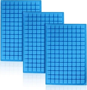 Silicone Molds for Candy Chocolate Gummy Baking, (3 PCS) 126 Cavity Mini Square - Picture 1 of 8