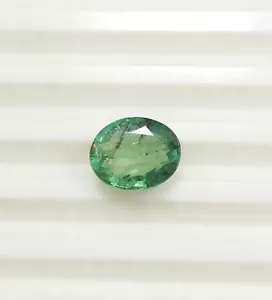 2.88 Ct Natural AAA Green Luster Zambian Emerald Oval Cut Untreated Loose 10x8MM - Picture 1 of 12