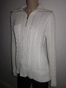 Ralph Lauren Cream Half 1/2 Zip Sweatshirt NWT - Picture 1 of 1