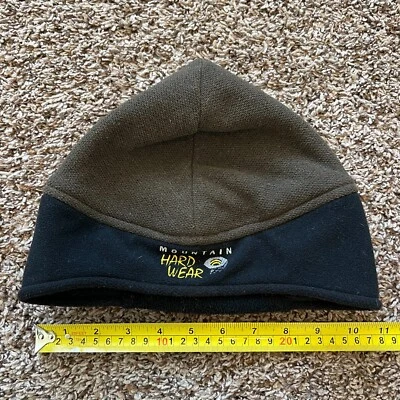 Mountain Hardwear WindStopper Gorro Hombres Pequeño Gore Marrón Negro Aire Libre Caminata Foto 1 de 4