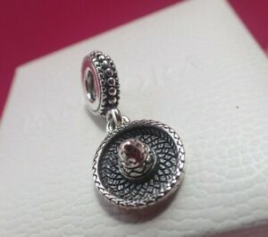   Authentic Pandora Charm Sombrero Hat Mexico 791364 Tag & Gift Pouch Included