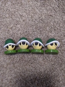 Nintendo Super Mario Chess Collector Replacement Figures Green Shell Pawns Lot 4 - Picture 1 of 1