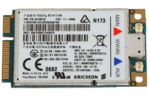 Lenovo 3G Haut Débit Umts Carte Hsdpa Adaptateur Mini-Card PCI Express THINKPAD - Photo 1/3