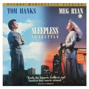 Vintage 1993 Sleepless in Seattle Laserdisc, Deluxe Widescreen Edition, Tristar - Picture 1 of 2