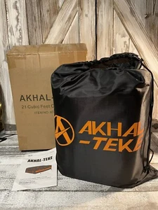 Akhal-Teke 21 pies cúbicos techo coche bolsa gris y naranja nuevo - Imagen 1 de 5