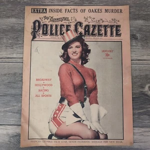 The National Police Gazette Januar 1944 Band 149 Nummer 1 New York erschienen - Bild 1 von 19
