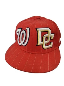 Washington Nationals BIG-ONE DOUBLE WHAMMY  New Era Hat 7 1/8 Wool - Picture 1 of 8