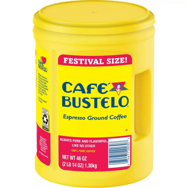Café Bustelo Festival Size Dark Roast Espresso Ground Coffee - 46 oz