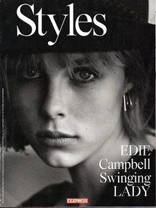 Französisches Magazin STYLES 2015: EDIE CAMPBELL_ROBERT PATTINSON_MILEY CYRUS_RAFAEL NADAL - Bild 1 von 7