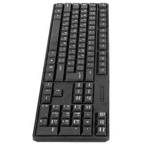 Bilingual USB Wired Arabic English Keyboard Black For Computer Laptop Desktop - Picture 1 of 12