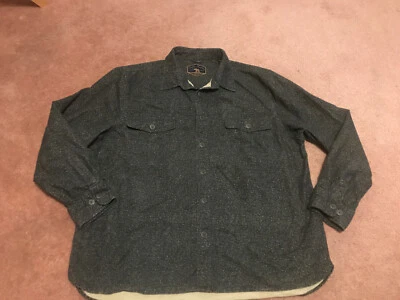 Men’s XL FREEDOM FOUNDRY GREEN CHAMOIS FLANNEL BUTTON FRONT SHIRT JACKET - Image 1 of 4