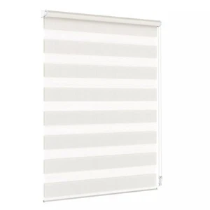 Doppelrollo Duo Klemmfix ohne Bohren Fensterrollo Zebrarollo Duorollo Creme - Bild 1 von 13