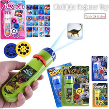 Kids Animal Flashlight - 24 Slides - Educational Gift